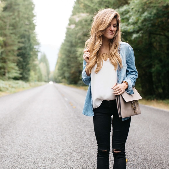 Maurices Tops - Maurice’s chambray button down
